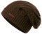 MAGISDU Mütze Damen Winter Wintermütze Merino Wollmütze Lang Beanie Strickmütze Mit Wollfutter Thermo Gefütterte Warme Grobstrick Slouch Hat