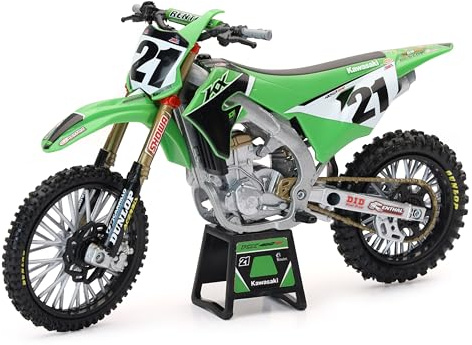 New Ray Toys Replica Fahrrad Kawasaki Race Team Jason Anderson Maßstab 1:12 Kinder Geschenke Geburtstag Grün