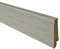 TRECOR® Dryback Vinylboden massiv zum Kleben - Holzdekor - 2 mm Stark (Trend Oak White, Sockelleiste 1 Stück | 240 cm)
