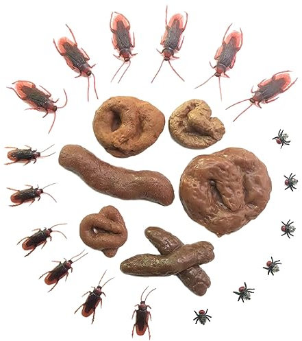 VUIUYOIES 24pack/lot Blague Faux Caca-Vibrant pour Le Poisson d'avril Gags Faux Caca Simulation Plastique Amusant Cadeau Large Gamme d'utilisations