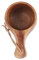 Taza de café de Madera de 220 Ml, Taza Portátil de Diseño Nórdico, Taza Kuksa con Cordón, Taza para Acampar Al Aire Libre, Taza de café con Aislamiento Térmico con Agarre (Mango