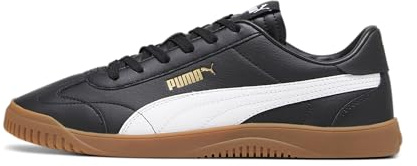 Puma Men's Club 5v5 Shoes Sneaker, Black White Gold, 7