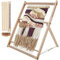 GUYOS Webrahmen Strickliesel Für Erwachsene Kinder, Webstuhl Aus Holz Viereckig DIY Holz Webrahmen Set Strickstuhl Handarbeits Holzspielzeug Idea für Anfänger (64 x 50 x 3cm(Für Erwachsene))