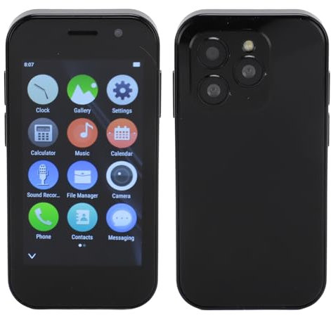 SOYES XS15 Pro 3G-Smartphone, 3,0-Zoll-Display, 2 GB RAM, 16 GB ROM, Dual-SIM-Handy, 1000 MAh, 4 MP + 6 MP Studenten-Taschenhandy (Black)