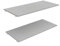 möbelando Einlegeboden >Ghost< (2er-Set) in Matt weiß - 86,8x3x39,1cm (BxHxT)
