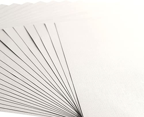 Florence Tonkarton Beige - Bastelkarton 30,5 x 30,5 cm - Bastelpapier 20x - Scrapbook Papier für Karten Basteln, Stanzen und Papierbasteleien - Bastelset Glatte