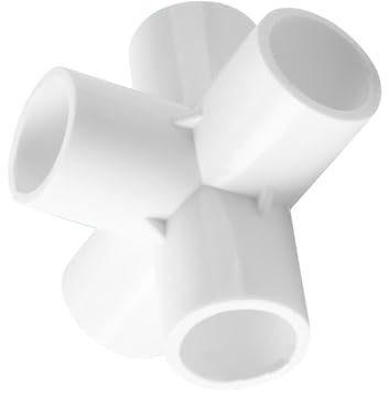 Raccordi per tubi in PVC | Raccordi per tubi in PVC Connettore di montaggio di qualità per mobili in PVC, Raccordi angolari in PVC 3-4-5 vie Raccordi per tubi in PVC Raccordi per tubi in PVC Raccordi