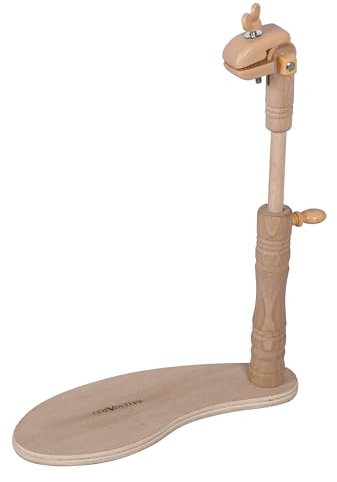MILWARDS Versatile Seat Frame - Beech Wood Cross Stitch Frame, Embroidery Hoops & Tapestry Frame Lap Stand with Versatile Clamp Attachment Suitable for Multiple Needlework Craft Frames