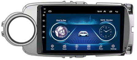 Android 13 Autoradio per Toyota Yaris 2012 2013-2017, 9 Pollici Android Doppio Din Car Auto Radio con Carplay con Schermo con Bluetooth GPS Navi WIFI Posteriore USB Wifi(A1 1G+32G)
