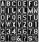 TPTGIAR 42 PCS Letter Stencils Large, 4 Inch Plastic Stencils Letters, Number Stencil for Crafts Reusable, Washable Alphabet Stencil for Art Projects Decoration Painting DIY