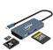 Jorkar CFexpress Typ A USB-C 3.2 Kartenleser, Speicher Karten Leser für Sony Alpha/FX Cameras, 3 in 1 CF Express A & SD & Micro SD Kartenleser