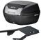 MOTOMENT Bundle Topcase inklusive Gepäckträger Komplettset Shad 40 Liter passend für Aprilia SR 125 GT RP8MD51 2021-2022