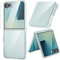 ORNARTO Cover per Samsung Galaxy Z Flip 7, Custodia Samsung Z Flip 7 [con Pellicola Protettiva in Vetro Temperato], Custodia Trasparente Antigraffio Antiurto Sottile Protettiva Cellulare