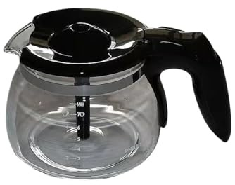 Glaskanne for Kaffeemaschinen, kompatibel mit Philips HD7431, HD7434 und HD7432, Ersatzkanne for Kaffeemaschinen(A)