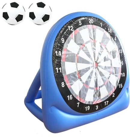 Target Soccer Board – 150 cm Große Fußball-Target-Dartscheibe, Aufblasbare Fußbälle, Dartscheiben | Outdoor-Dart-Wurfspiel Mit 2 Fußbällen, Für Outdoor-Kinder, Mädchen, Teenager, Rase