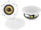 Power Dynamics WCS50 - Set d'Enceintes de Plafond, 100W, WiFi/Bluetooth, Amplificateur Intégré, Haut-Parleurs Encastrable avec Télécommande