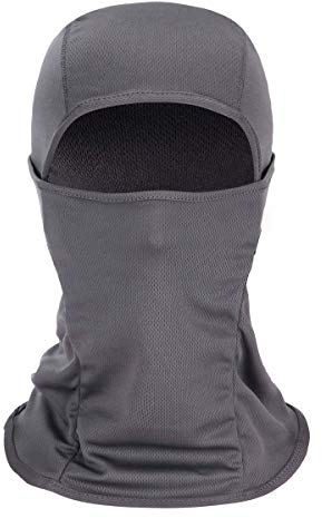 Rmeet Sturmhaube,Balaclava Gesichtsmaske Winddicht Sturmmaske Nylon Sturmhauben Unisex Männer Frauen Motorradmaske Skimaske für Outdoor Motorradhelm Radfahren Skifahren Wintersport Grau