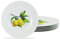 Calypso Basics Reston Lloyd Fresh Lemons Lot de 6 assiettes à salade en mélamine, blanc, citron, vert (72419set)