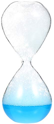 Blauer Flüssiger Sanduhr Timer - Robustes Glas, Visuelle Zeitmessung, Ideal Für Kinder Belohnungssysteme Und Küchenaktivitäten