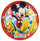 Procos 93493 Lot de 8 assiettes jetables en papier Motif Mickey 20 cm