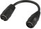 CERRXIAN Cable MIDI Din de 0,5 pies, Cable de Audio DIN 5 pines hembra a hembra para sintetizador de teclado MIDI, órgano, piano eléctrico, guitarra MIDI (0,15)