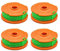 WETOOLPLUS Replacement Spools for Worx WA0014 Spool & Line for WG168, WG190 & WG191 Cordless String Trimmers (4 Pack)