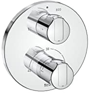 Roca A5A0D09C00 - Mezclador termostático empotrable para baño-ducha.Modelo T-1000 ROUND A completar con RocaBox A525869403