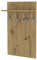 AKKE Garderobenpaneel Wandgarderobe Mit Ablage Wandpaneel Garderobe PVC Maxi Goldenes Craft 100cm x 60 cm
