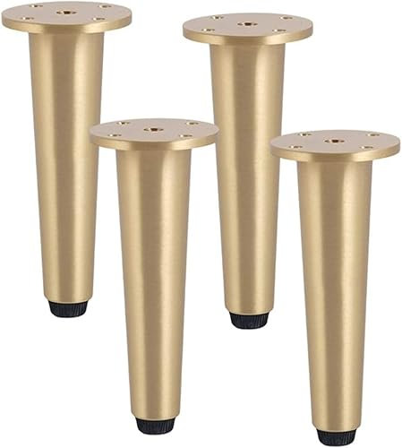 NOKTAI Pieds de Table Pieds de Table Basse, Pieds de Meuble, Table d'appoint en Laiton, Meuble TV, Pieds, Commode, Table de Chevet, Pieds, Pieds d'armoire (Taille : 25 cm) (15cm Null)