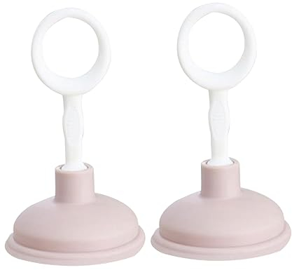 Cabilock 2piezas Desatascador Inodoros Wc Tuberías Accesorios Succión Herramienta Limpiar