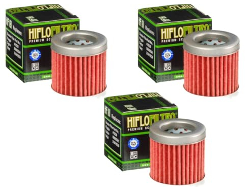 3x Ölfilter HF181 passend für Piaggio Liberty, Sfera 125, Vespa ET4, Hexagon | Ersatzfilter