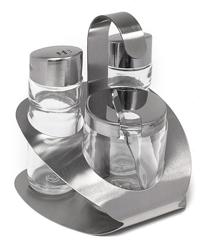 Menage Salz Pfeffer Senf 3-Teilig Tischdeko Restaurant