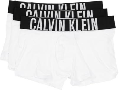 Calvin Klein Herren Unterwäsche Trunk 3er Pack Gr. L Weiß 000NB3608A100