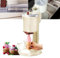 WhAeoy Soft Serve Ice Cream Machine, With Transparent Lid, Capacity of The Internal Tank Is 1000ml, Home DIY Kitchen Automatic Ice Cream Maker, Roll Ice Cream Machine,A
