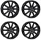 4x AUTEC Felgen Alufelgen SKANDIC 6.5x16 ET40 4x100 Schwarz matt kompatibel mit Dacia Dokker Lodgy Logan Sandero Jogger