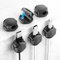 6 Stück Kabelhalter, Kabel Organizer, Kabelhalter Selbstklebend, Magnetische Kabelclips, Kabelbefestigung, Kabelhalterung für Wand, USB, Audiokabel, Ladekabel, Nachttisch (Schwarz)