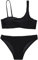 JOPHY & CO. Costume da Bagno da Donna Taglia Forte Bikini da Mare Donna Sexy Push Up Imbottito Reggiseno Spiaggia Beachwear Swimwear cod.8140 (IT, Testo, L, Regular, Regular, 8113-Nero)