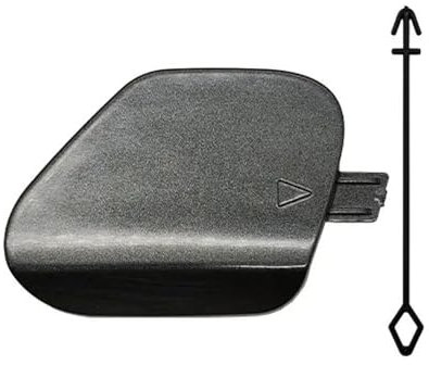 Conpert Copertura del Foro di Traino per Benz BMW X6 2014-2019, Gancio di Traino paraurti Anteriore Posteriore 51118065933/51128056540