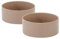 Havniva Ceramic 5.1inch Set of 2 Dog and Cat Bowls, 2pcs Anti-Slip Food and Water Feeder Dishes for Puppies, Kitties, Cats(2 Bowls, Brown Coffee)