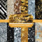 24 Blatt Scrapbook-Papier Set, 12 Designs Dekoratives Papier Für Festivals, 6X6 DIY Geschenkpapier Für Schneeflocken-Weihnachtsbäume, Selbstgemachte Geschenke Für Weihnachtsfeiern, Schwarz Gold