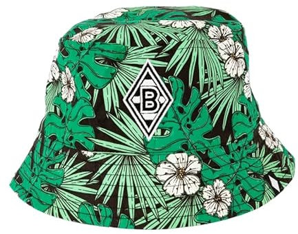 Borussia Mönchengladbach Hawaii-Fischerhut „Summer“ | Offizieller Fanartikel Fohlenshop | Gladbach Fischerhut Fanaccessoire Fußball Sommer