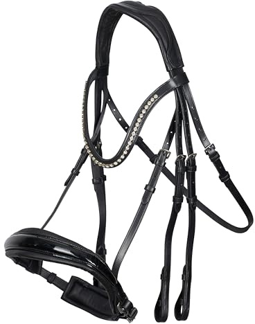 Imperial Riding Kandarenzaum IRHFria, Black Lack-Chrystal, P/S