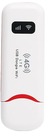 Router LTE Compact– Dongle Internet senza fili, Adattatore WiFi portatile, chiave dati mobile, Modem Card con copertura estesa | Router di rete USB LTE per computer portatile auto, u