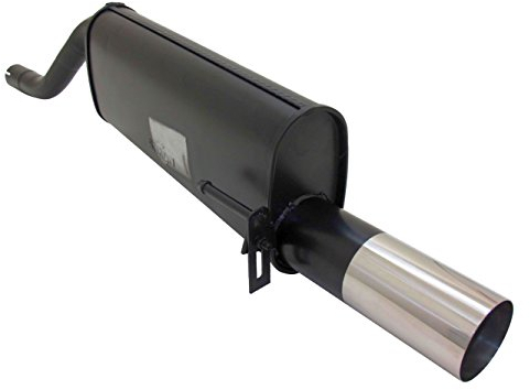Novus Sportauspuff Endschalldämpfer Gruppe N A1151E90RL mit Endrohr 1 x 90mm RL-Design