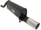 Novus Sportauspuff Endschalldämpfer Gruppe N A1151E90RL mit Endrohr 1 x 90mm RL-Design