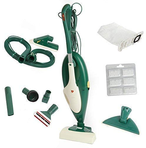 Vorwerk Kobold 135 - Kanisterstaubsauger mit Elektrobürste EB 351, Schlauch, Polsterboy PB 412 - Grün