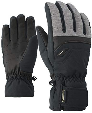 Ziener Herren Glyn GTX Gore Plus Warm Glove Alpine Ski-handschuhe, grau (dark melange), 11