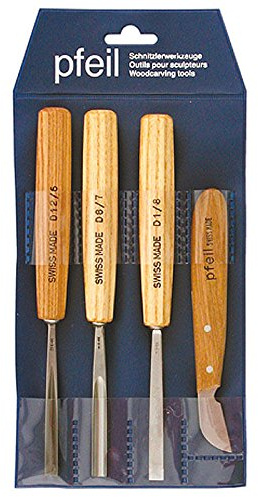 Pfeil Compact Carving Tools, 4-Piece Set DT700690