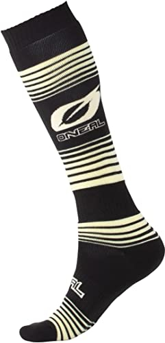 O'NEAL Pro Stripes MX Socken schwarz/gelb Einheitsgröße 2020 Oneal