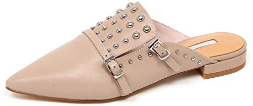 Gaudi E9508 Sandalo Donna Nude Scarpe Borchie Sabot Shoe Woman [35]